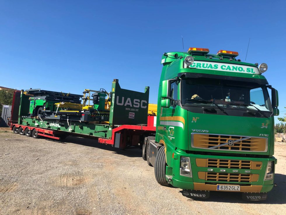 transporte de maquinaria pesada Reus Tarragona España