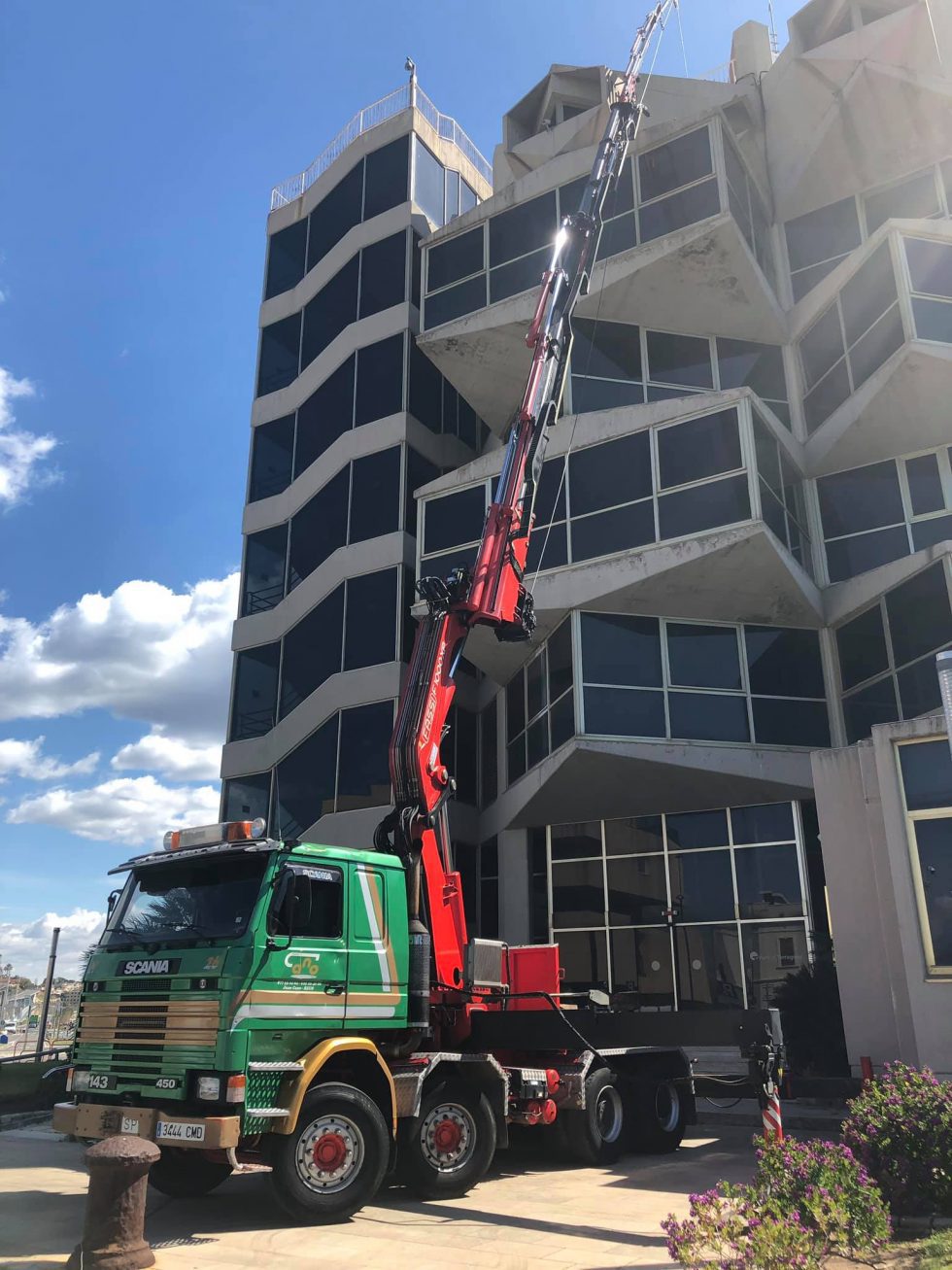 gruas para construcción