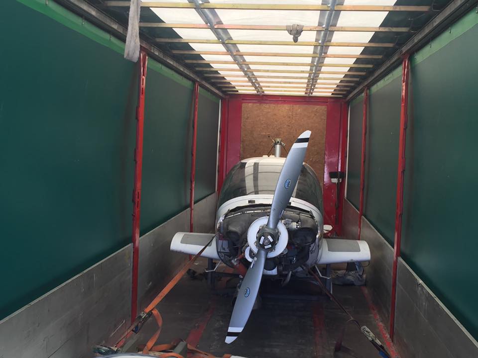 transporte de avioneta en contenedor cerrado (3) transporte de avioneta en contenedor cerrado (3)