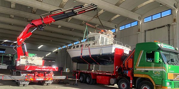 empresa de transportes especiales en Reus barcos