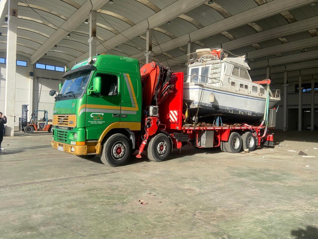 transportes de barcos por carretera Grúas Cano (24)